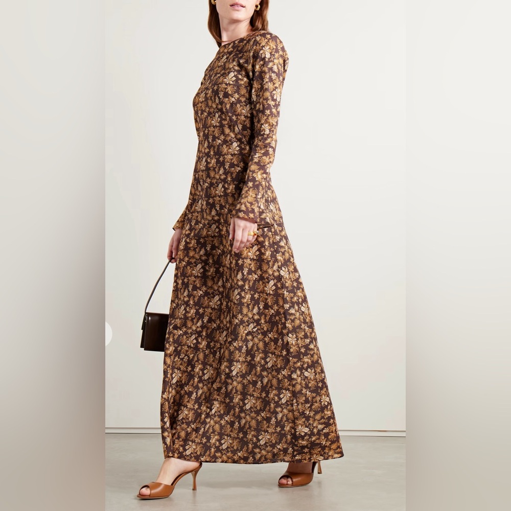Doen Amande Floral Cotton Voile Maxi Dress